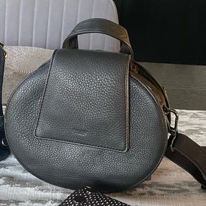 Hammitt Gregory Black Leather Studded Bag